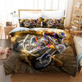 Motocross Dirt Bike Bedding Sets Duvet Covers Comforter Bed Sheets - EBuycos