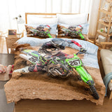 Motocross Dirt Bike Bedding Sets Duvet Covers Comforter Bed Sheets - EBuycos