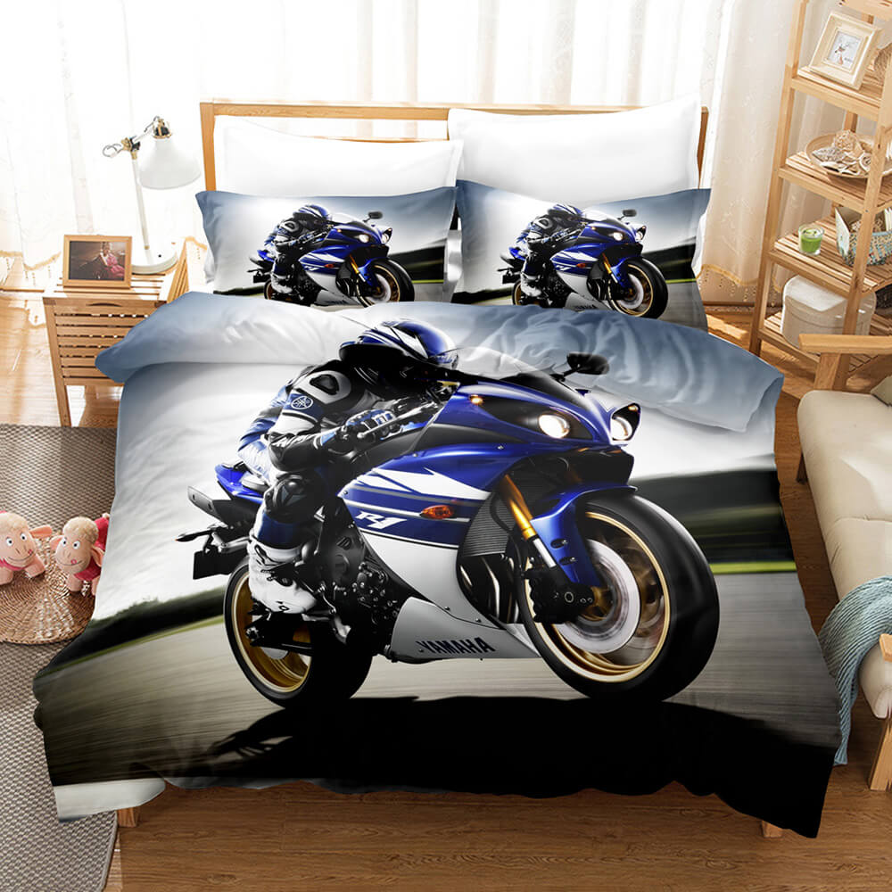Motocross Dirt Bike Bedding Sets Duvet Covers Comforter Bed Sheets - EBuycos