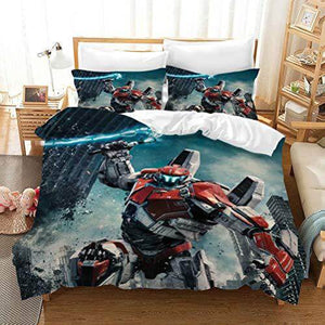 Movie Transformers Optimus Prime Bedding Sets Duvet Cover Bed Sheets - EBuycos