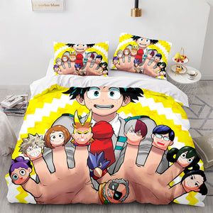 My Hero Academia Bedding Set Kids Quilt Cover