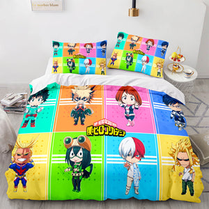 My Hero Academia Bedding Set Kids Quilt Cover
