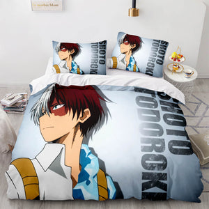 My Hero Academia Bedding Set Cosplay Quilt Covers Without Filler