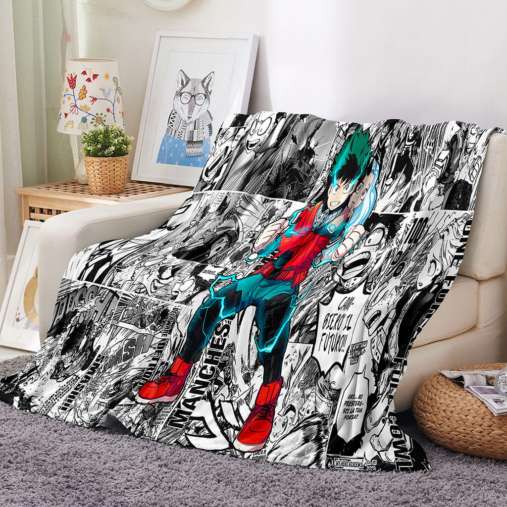 My Hero Academia Blanket Flannel Throw Room Decoration