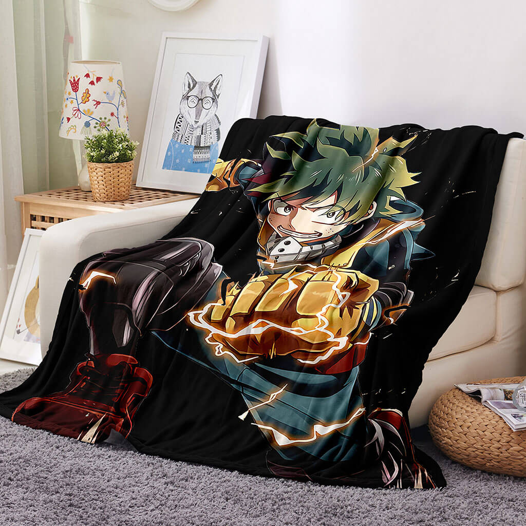 My Hero Academia Blanket Flannel Throw Room Decoration