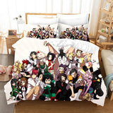 My Hero Academia Cosplay Bedding Set Duvet Covers Comforter Bed Sheets - EBuycos