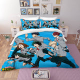 My Hero Academia Cosplay Bedding Set Duvet Covers Comforter Bed Sheets - EBuycos