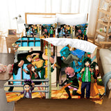 My Hero Academia Cosplay Bedding Set Duvet Covers Comforter Bed Sheets - EBuycos