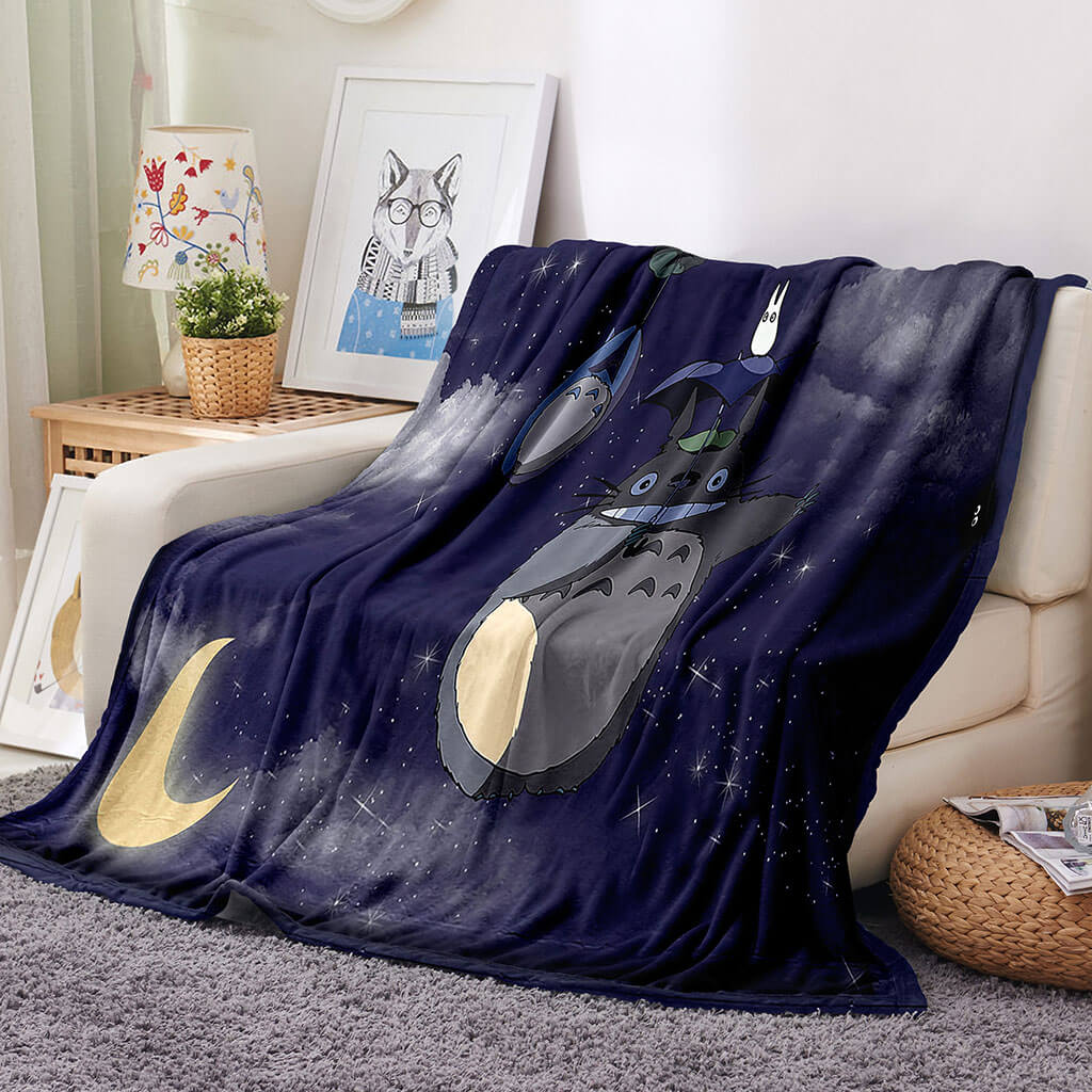 My Neighbour Totoro Blanket Flannel Throw Room Decoration