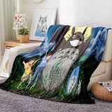 My Neighbour Totoro Blanket Flannel Throw Room Decoration