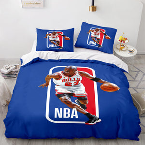 NBA Basketball Super Star Bedding Sets Quilt Duvet Covers Bed Sheets - EBuycos