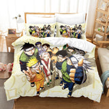 Naruto Cosplay Bedding Set Full Duvet Cover Comforter Soft Bed Sheets - EBuycos