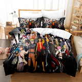 Naruto Cosplay Bedding Set Full Duvet Cover Comforter Soft Bed Sheets - EBuycos