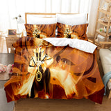 Naruto Cosplay Bedding Set Full Duvet Cover Comforter Soft Bed Sheets - EBuycos