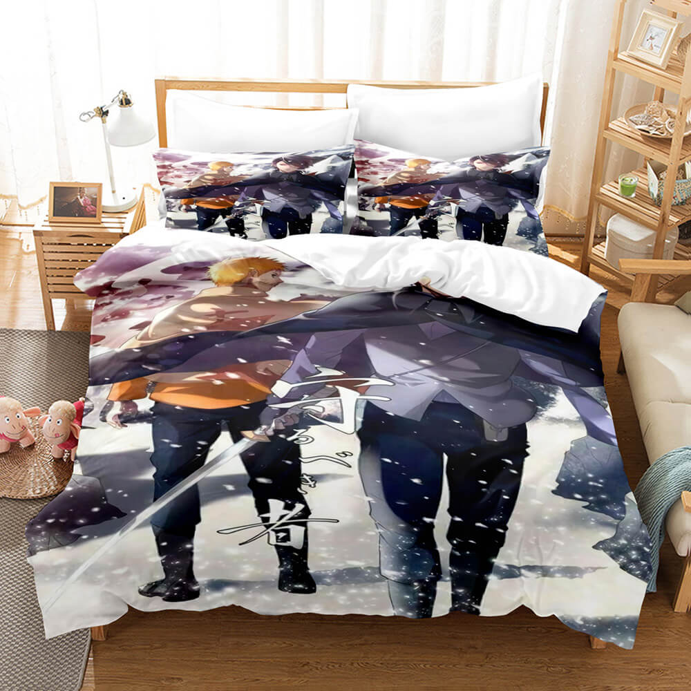 Naruto Cosplay Full Bedding Set Duvet Cover Comforter Bed Sheets - EBuycos