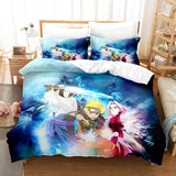 Naruto Cosplay Full Bedding Set Duvet Cover Comforter Bed Sheets - EBuycos