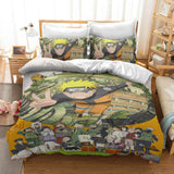 Naruto Kakashi Sasuke Bedding Set Quilt Duvet Covers Bed Sheets Sets - EBuycos