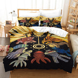 Naruto Kurama Akatsuki Cosplay Bedding Set Duvet Cover Bed Sheets Sets - EBuycos