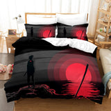 Naruto Kurama Akatsuki Cosplay Bedding Set Duvet Cover Bed Sheets Sets - EBuycos