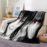 Naruto Uchiha Sasuke Blanket Flannel Throw Room Decoration