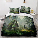 NieR Automata Cosplay 3 Piece Bedding Set Duvet Covers Bed Sheets - EBuycos