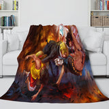 ONE PIECE Throw Flannel Blanket Soft Cozy All Seasons for Sofa Bed - EBuycos