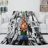 ONE PIECE Throw Flannel Blanket Soft Cozy All Seasons for Sofa Bed - EBuycos