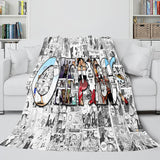 ONE PIECE Throw Flannel Blanket Soft Cozy All Seasons for Sofa Bed - EBuycos