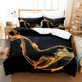 Ocean Dolphin Bedding Set Duvet Cover Comforter Bed Sheets - EBuycos