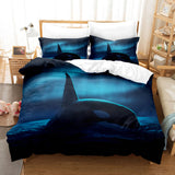 Ocean Dolphin Bedding Set Duvet Cover Comforter Bed Sheets - EBuycos