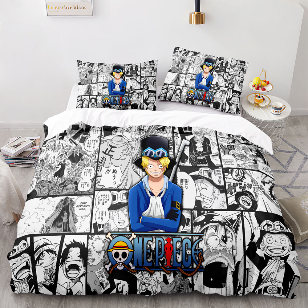 One Piece Cosplay Bedding Sets Duvet Covers Quilt Comforter Bed Sheets - EBuycos