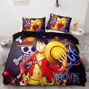 One Piece Cosplay Bedding Sets Full Duvet Covers Comforter Bed Sheets - EBuycos