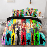 One Piece Cosplay Bedding Sets Full Duvet Covers Comforter Bed Sheets - EBuycos