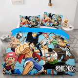 One Piece Cosplay Bedding Sets Full Duvet Covers Comforter Bed Sheets - EBuycos