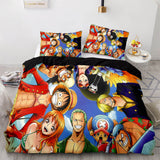 One Piece Cosplay Bedding Sets Full Duvet Covers Comforter Bed Sheets - EBuycos