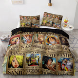 One Piece Cosplay Bedding Sets Full Duvet Covers Comforter Bed Sheets - EBuycos