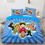 One Piece Cosplay Bedding Sets Full Duvet Covers Comforter Bed Sheets - EBuycos