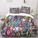 One Piece Cosplay Bedding Sets Full Duvet Covers Comforter Bed Sheets - EBuycos