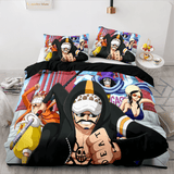One Piece Cosplay Bedding Sets Full Duvet Covers Comforter Bed Sheets - EBuycos