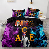 One Piece Cosplay Bedding Sets Soft Duvet Covers Comforter Bed Sheets - EBuycos