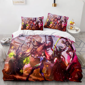 Overwatch Cosplay 3 Piece Bedding Sets Duvet Covers Bed Sheets - EBuycos