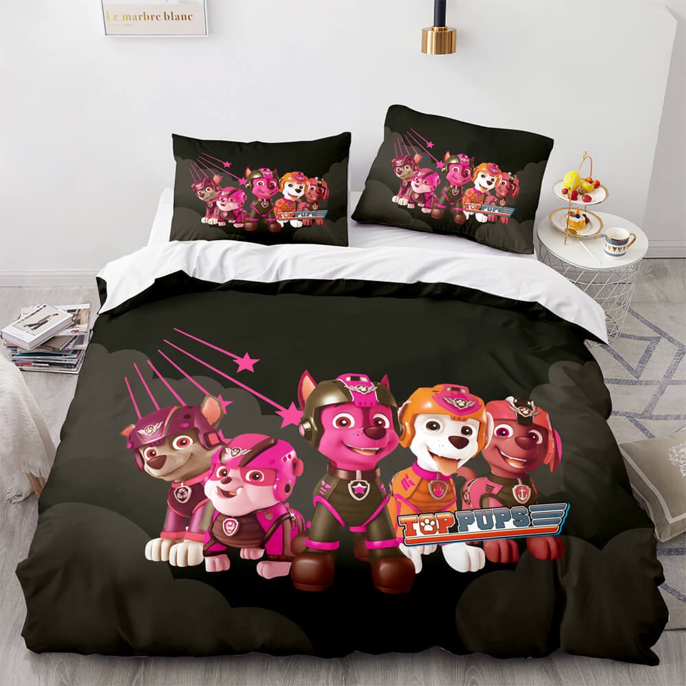 PAW Patrol Cosplay Bedding Sets Duvet Covers Comforter Bed Sheets - EBuycos