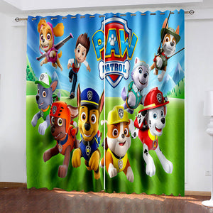 PAW Patrol Curtains Pattern Blackout Window Drapes