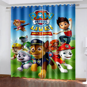 PAW Patrol Curtains Pattern Blackout Window Drapes
