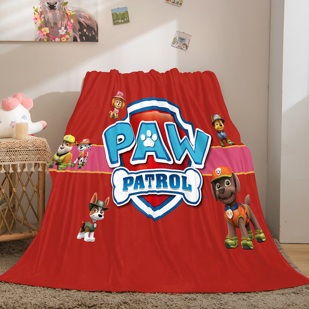 PAW Patrol Flannel Fleece Throw Cosplay Blanket Halloween Comforter Sets - EBuycos
