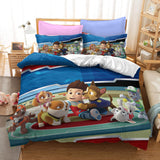 PAW Patrol Season 1 Bedding Set Kids Duvet Cover Quilt Bed Sheets Sets - EBuycos