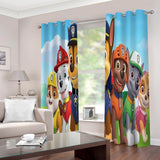 Paw Patrol Curtains Cosplay Blackout Window Drapes for Room Decoration