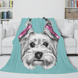 Pet Puppy Dog Flannel Blanket Comforter Bedding Sets for All Seasons - EBuycos