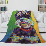 Pet Puppy Dog Flannel Blanket Comforter Bedding Sets for All Seasons - EBuycos