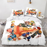 Pikachu Cosplay Bedding Set Full Duvet Covers Comforter Bed Sheets - EBuycos
